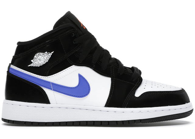 Air Jordan 1 Mid Black Racer Blue White