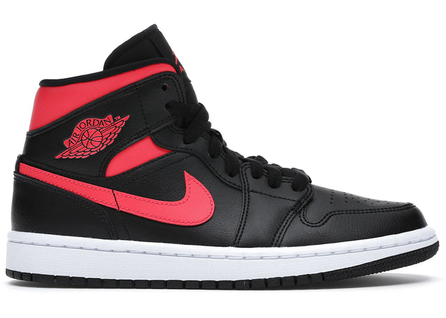Air Jordan 1 Mid Black Siren Red
