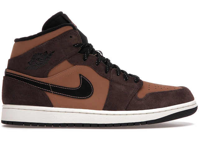 Air Jordan 1 Mid Earthy Brown