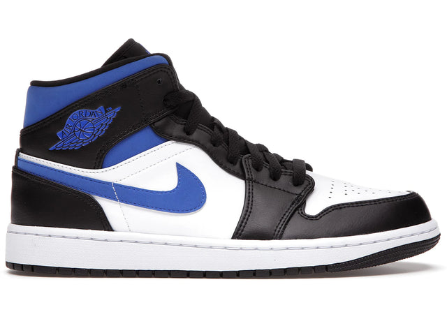 Air Jordan 1 Mid White Black Royal