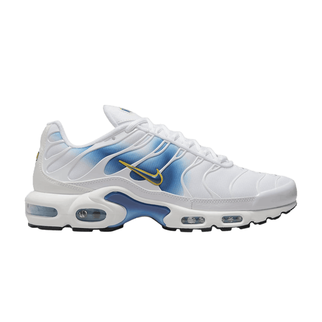 Nike Air Max Plus Spray Paint Swoosh White Blue - DX8962-100