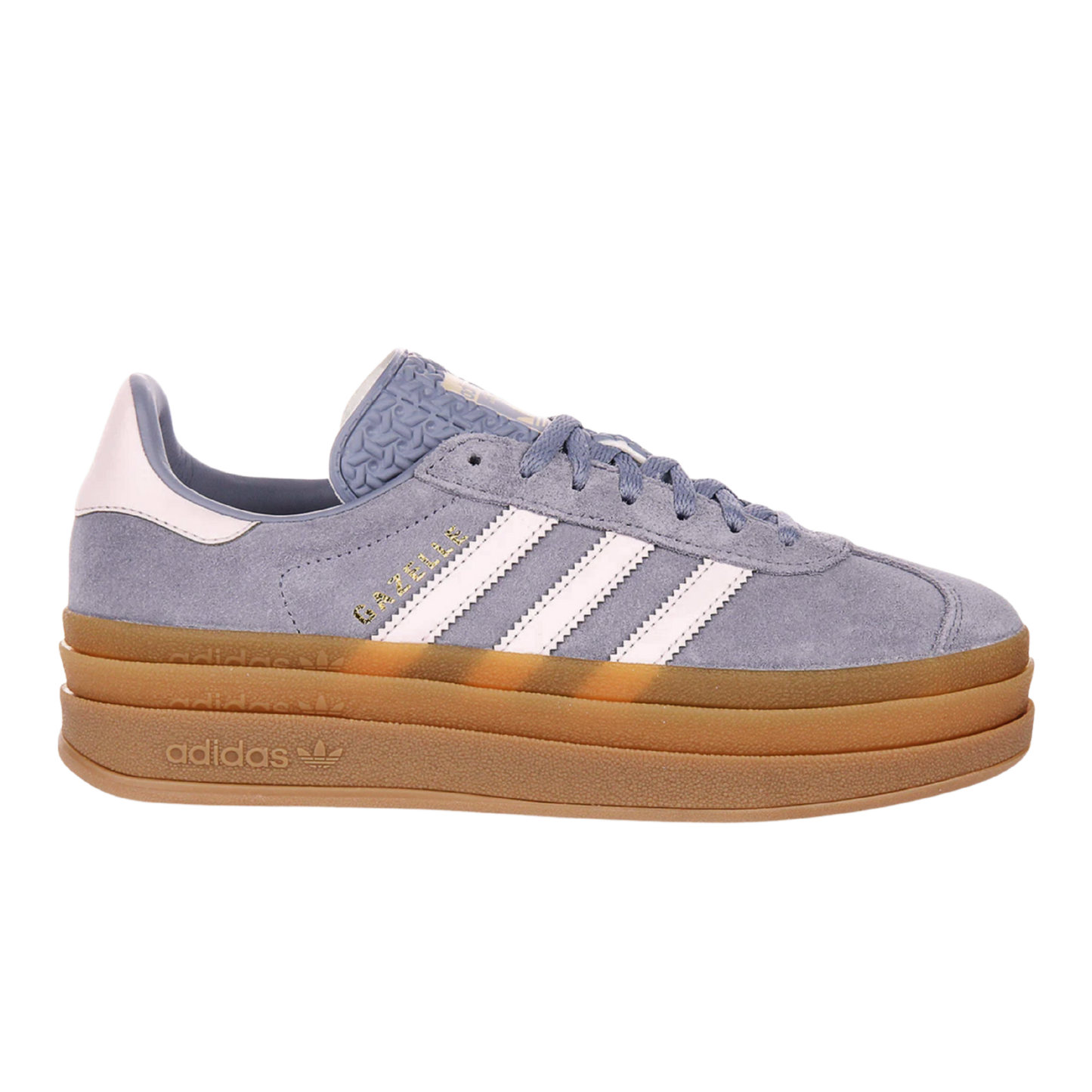 Adidas Gazelle Bold Silver Violet Almost Pink Gum