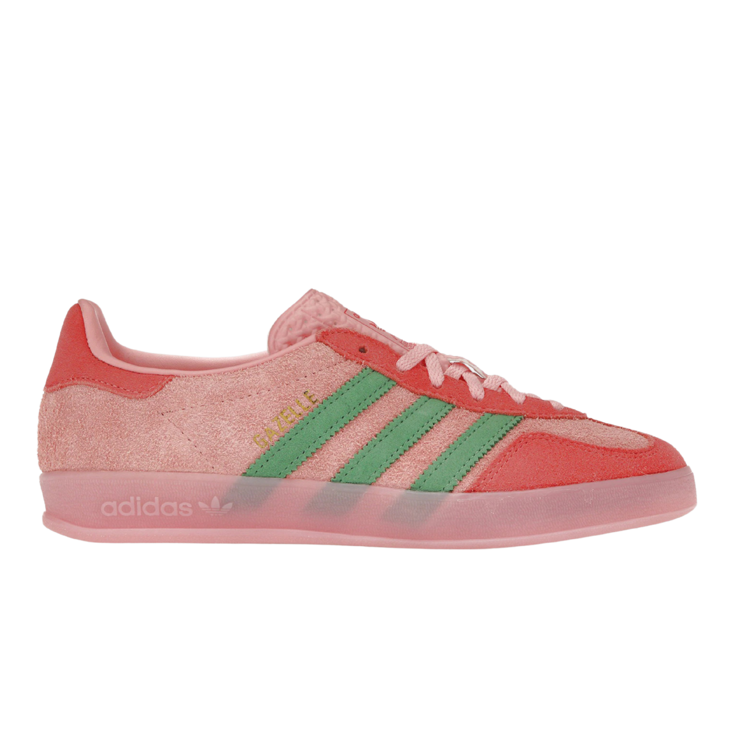 Adidas Gazelle Indoor Semi Pink Spark Preloved Scarlet