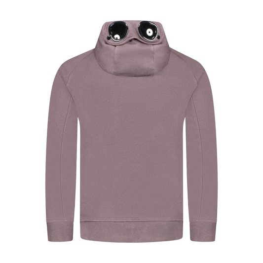 Kapuzen-Sweatjacke C.P. Company Diagonal Goggle in Purple Dove