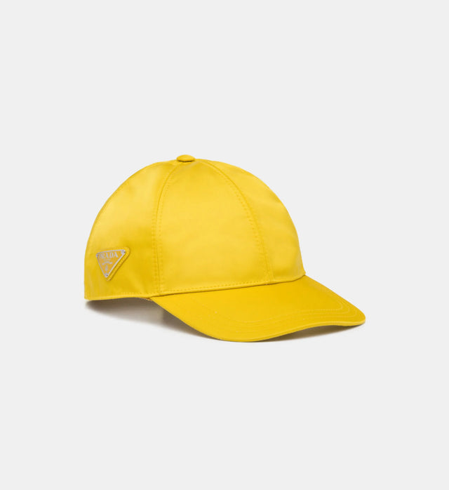 Casquette Prada en Re-Nylon - Jaune (M)