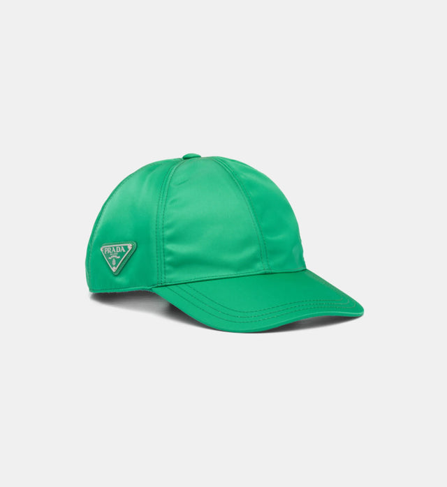 Casquette Prada en Re-Nylon - Vert (M)