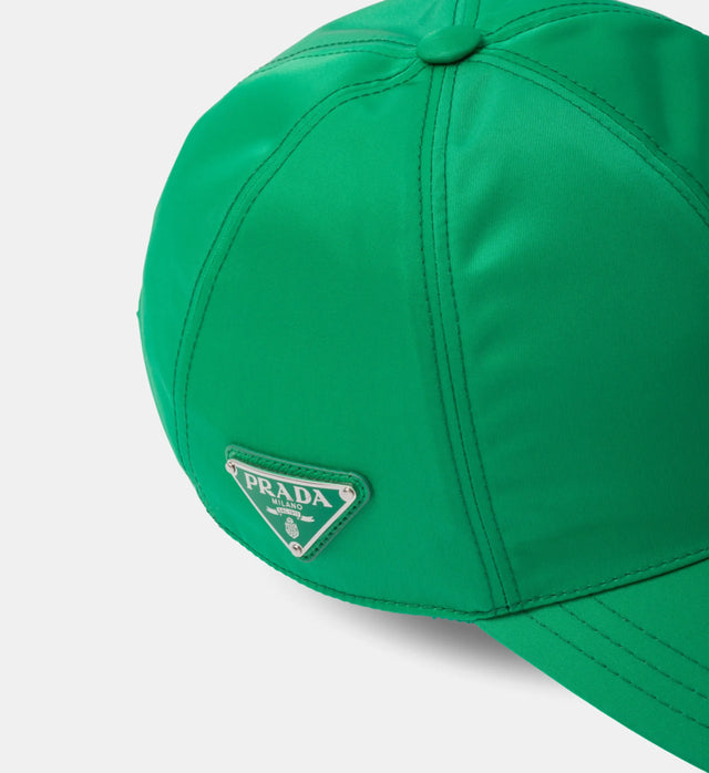 Casquette Prada en Re-Nylon - Vert (M)