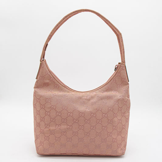Gucci – Sac porté épaule GG Canvas Rose
