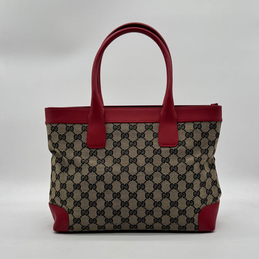 Gucci – Tote Toile GG Rouge