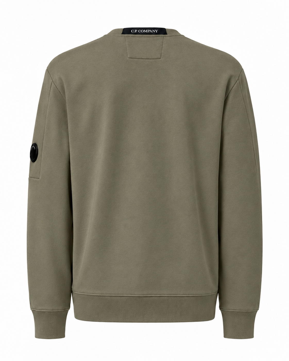 CP Company Sweatshirt - Crewneck Diagonal Raised Fleece Ivy Green