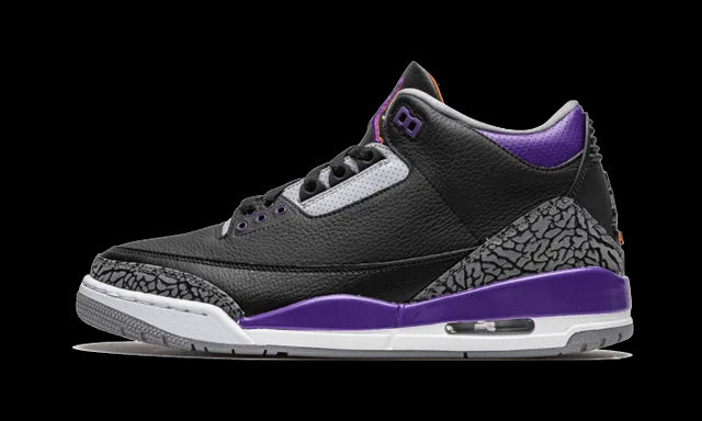 Air Jordan Air Jordan 3 Retro Black Court Purple - CT8532-050