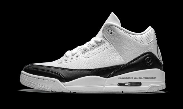 Air Jordan Air Jordan 3 Retro Fragment White Black - DA3595-100