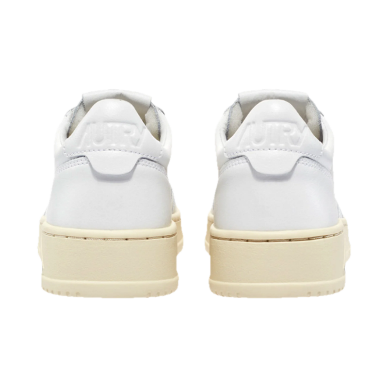 Autry Medalist Low White Leather