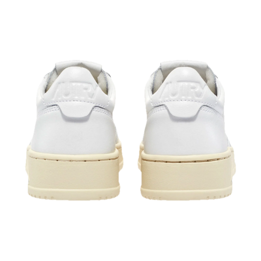 Autry Medalist Low White Leather