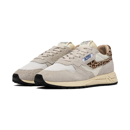 Autry – Reelwind Low Branco Leopardo