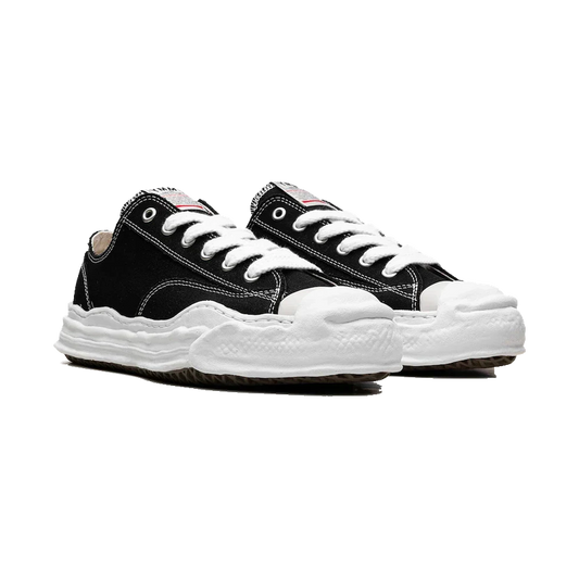 Maison Mihara Yasuhiro Hank OG Sole Canvas Low Preto