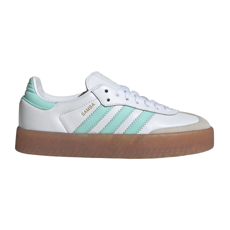 Adidas Sambae Cloud White Clear Mint Gold Metallic