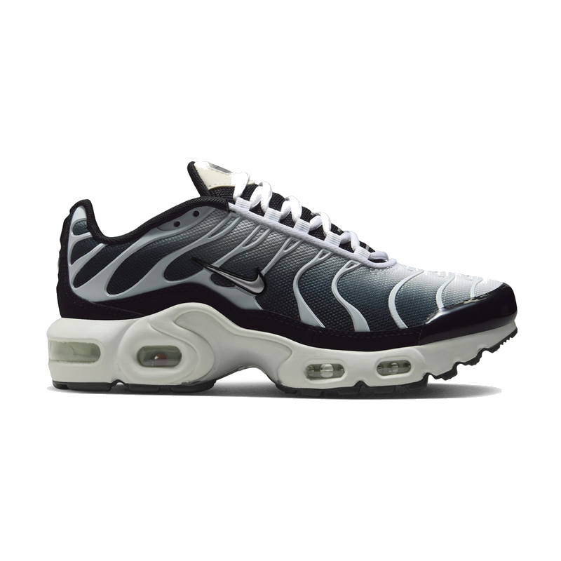 Nike Air Max Plus Black White Sail Metallic Cool Grey