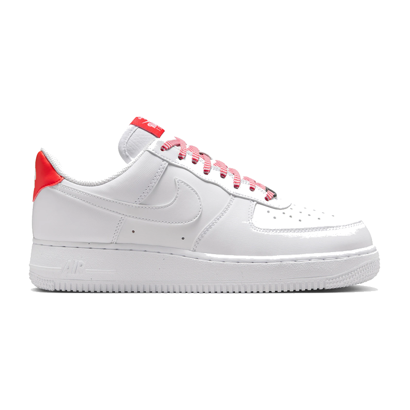 Nike Air Force 1 Low '07 White Pink Foam Metallic Silver Light Crimson