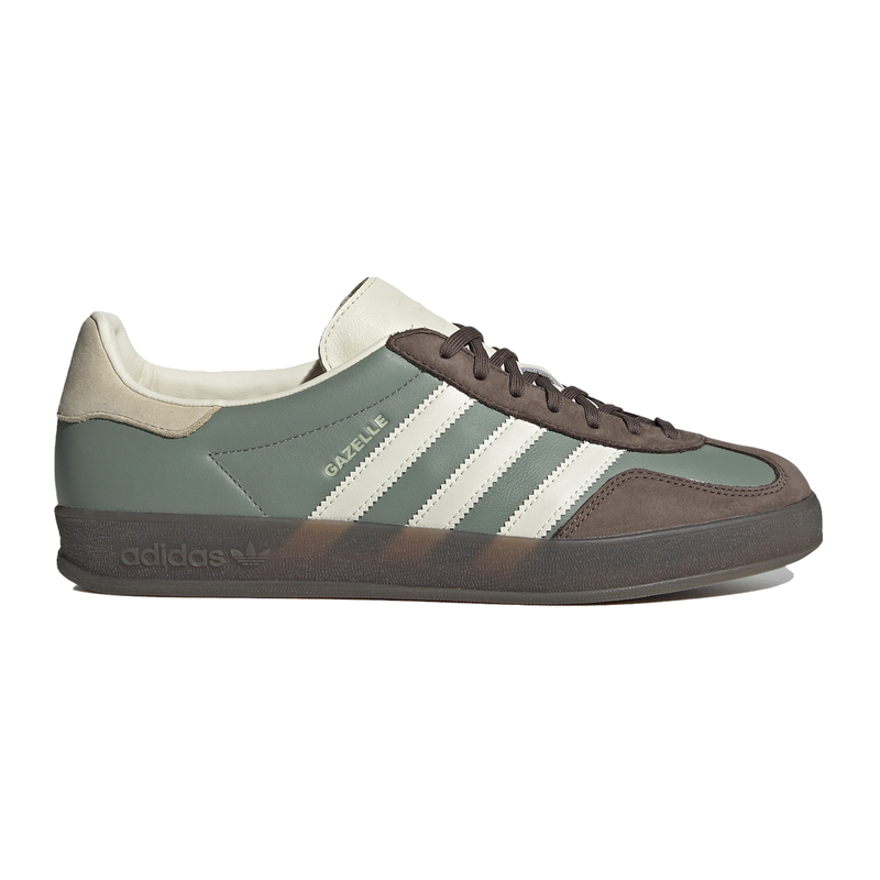 Adidas Gazelle Indoor Silver Green Earth Strata