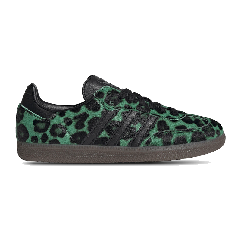 Adidas Samba Semi Screaming Green Core Black Gold Metallic
