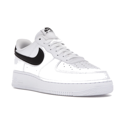 Nike Air Force 1 Low '07 White Black Pebbled Leather