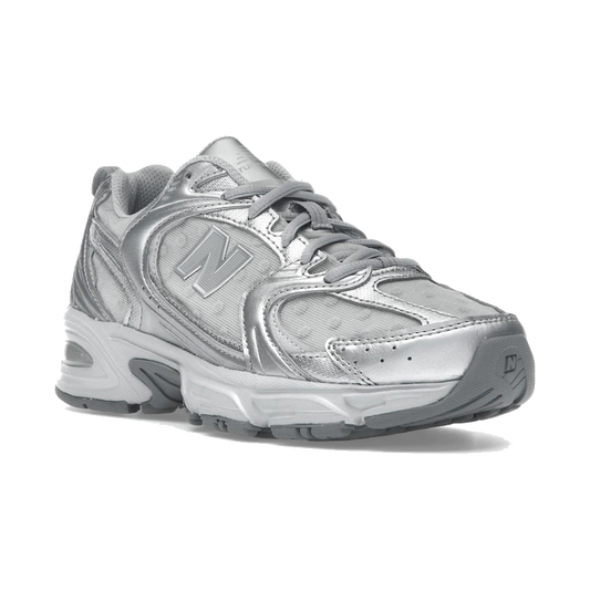 New Balance 530 Silver Metallic Raincloud Polka Dots