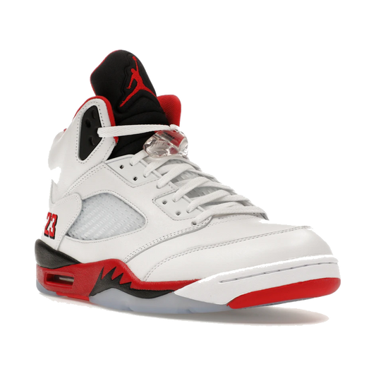 Air Jordan 5 Retro Fire Red Black Tongue 2025