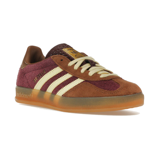Adidas Gazelle Indoor Maroon Almost Yellow