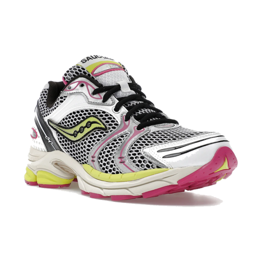 Saucony ProGrid Triumph 4 White Fluo Pink