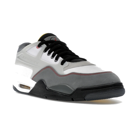 Air Jordan 4 RM Premium White Black Smoke Grey Fire Red