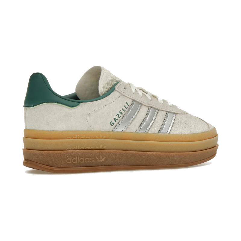Adidas Gazelle Bold Off White Collegiate Green
