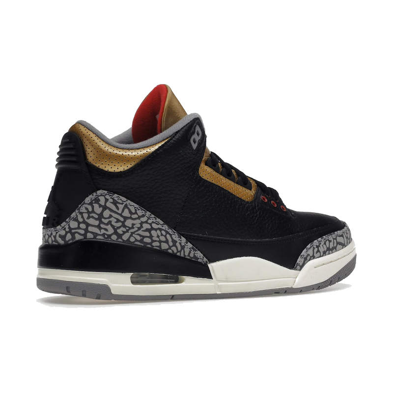 Air Jordan 3 Retro Black Cement Gold