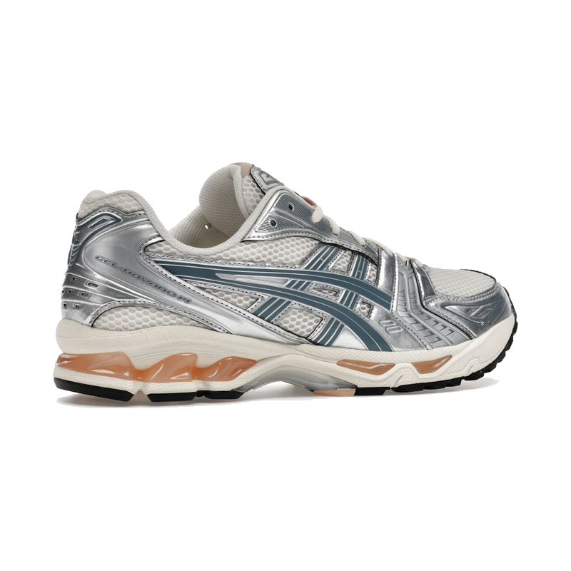 ASICS Gel-Kayano 14 Birch Pure Silver Teal Gold