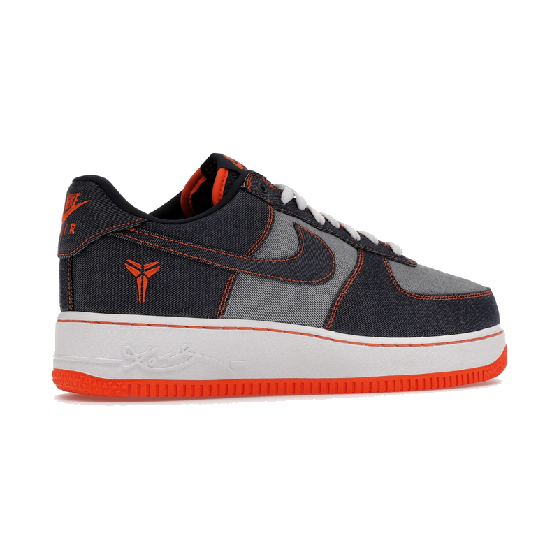 Nike Air Force 1 Low Protro Kobe Bryant Denim Obsidian Safety Orange