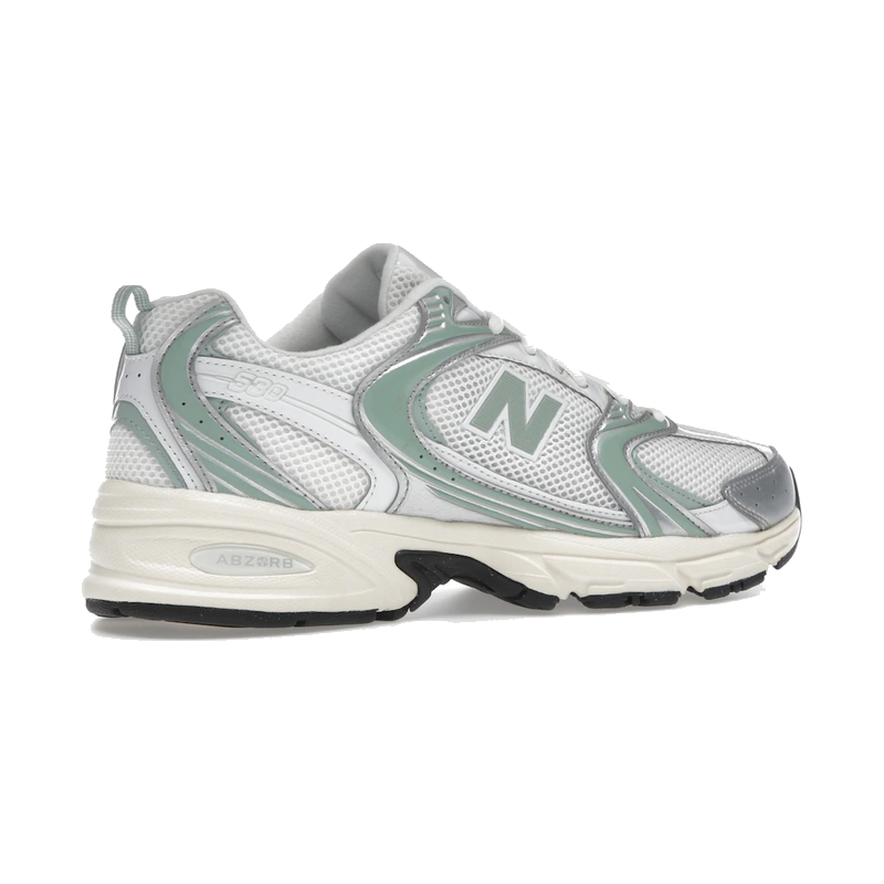 New Balance 530 Silver Metallic Mosaic Green