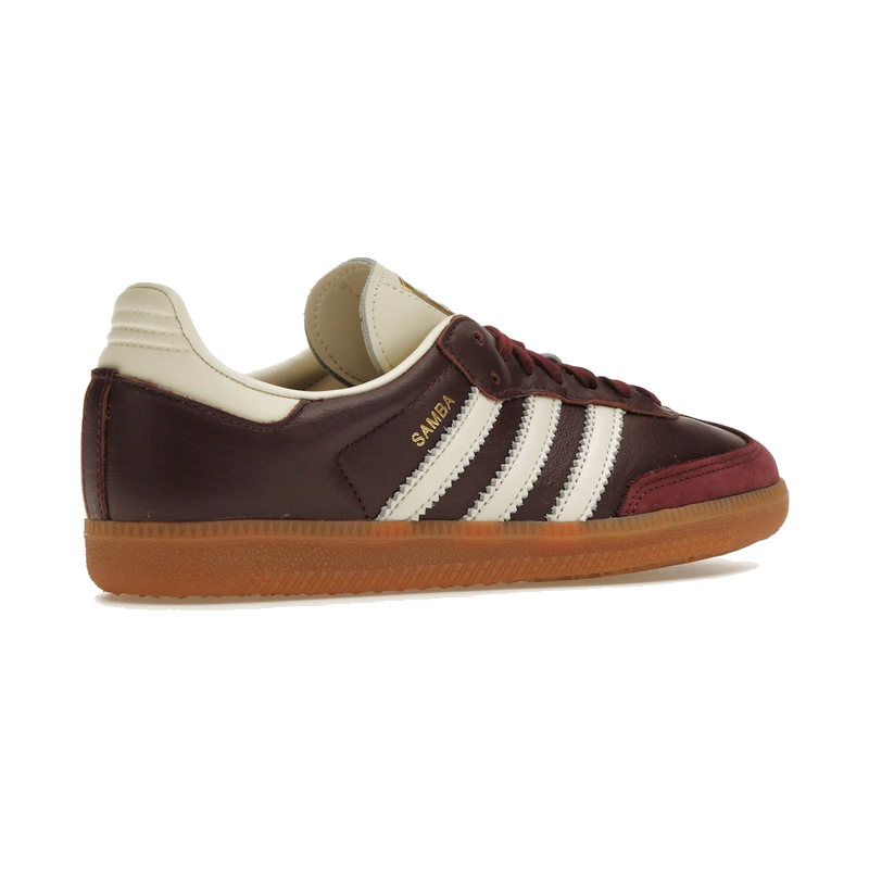 Adidas Samba OG Maroon Gold Metallic