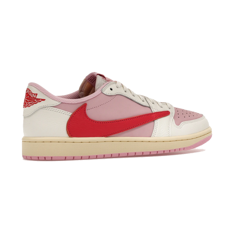 Air Jordan 1 Retro Low OG SP Travis Scott Sail Tropical Pink
