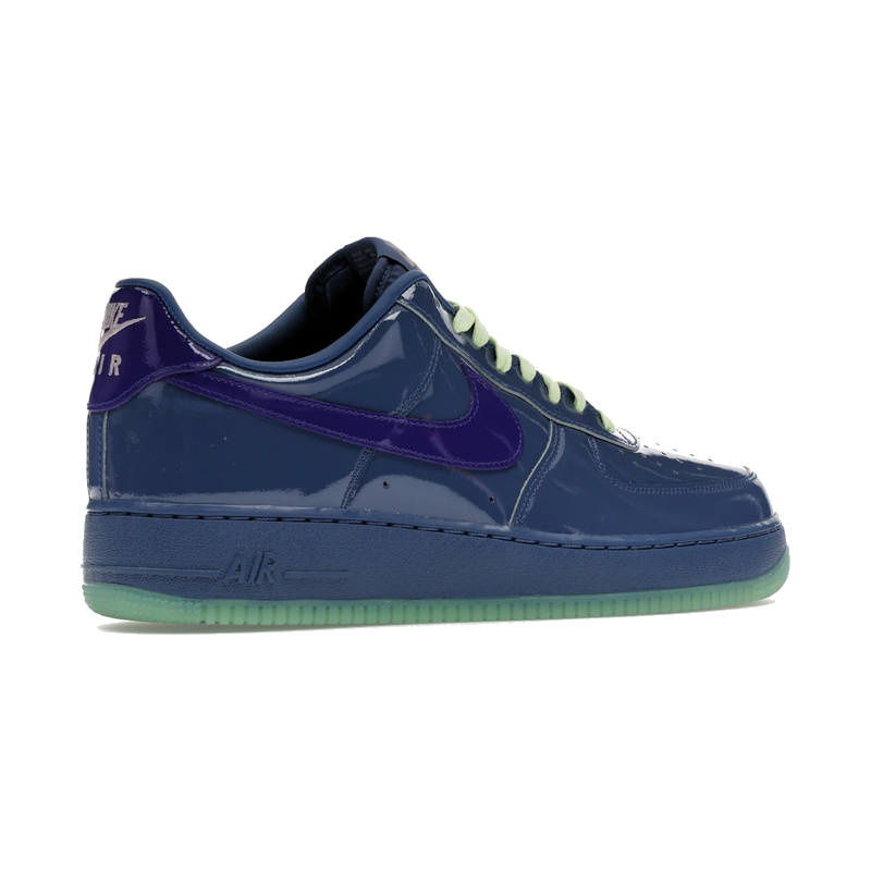 Nike Air Force 1 Low Patent Leather Mystic Navy Grape Ice