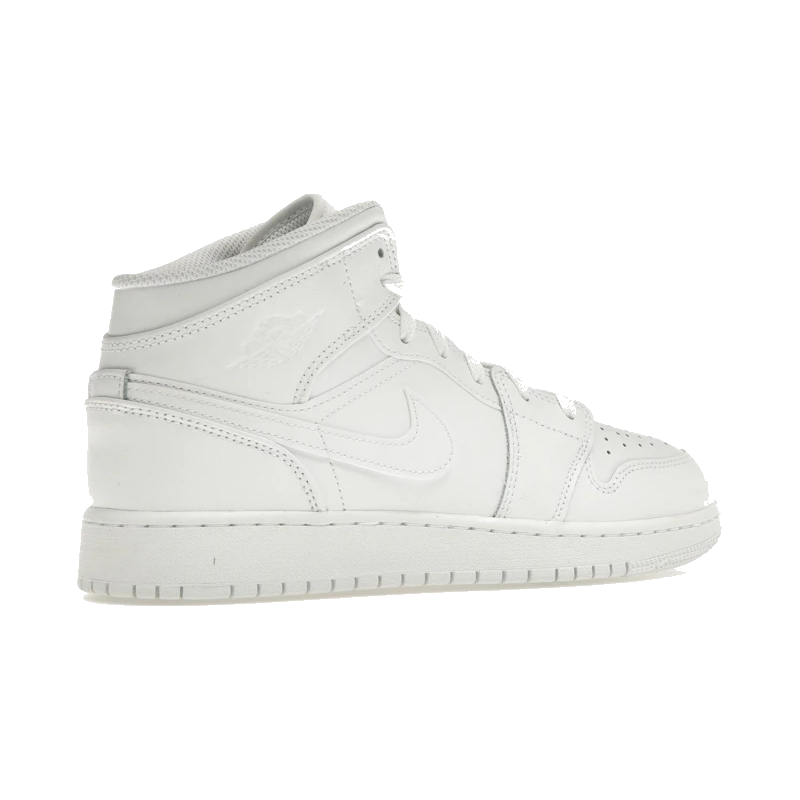 Air Jordan 1 Mid Triple White 2023