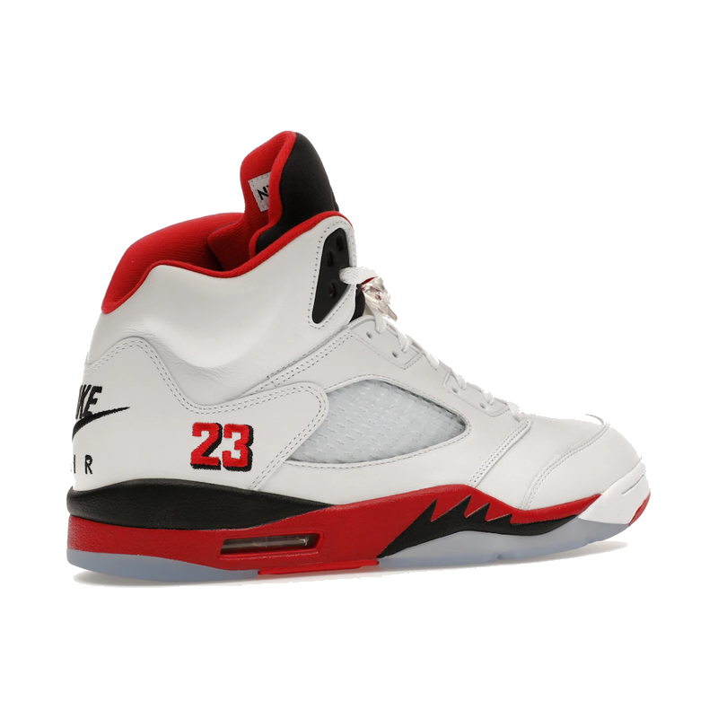 Air Jordan 5 Retro Fire Red Black Tongue 2025