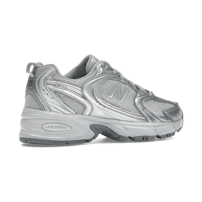 New Balance 530 Silver Metallic Raincloud Polka Dots