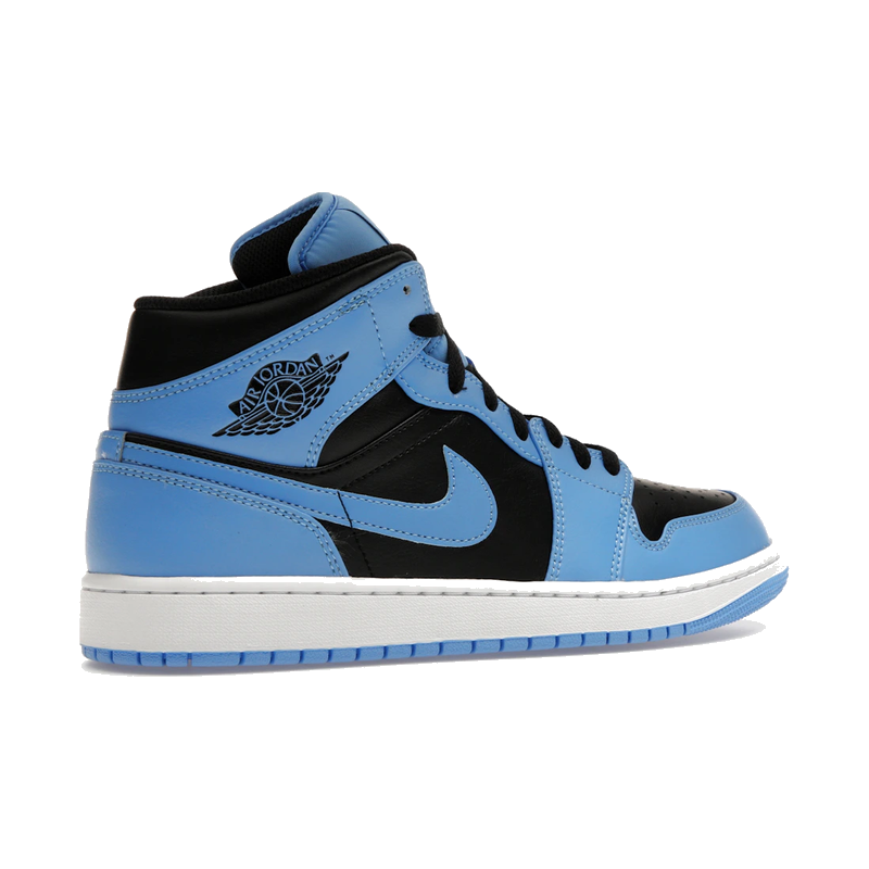 Air Jordan 1 Mid University Blue Black