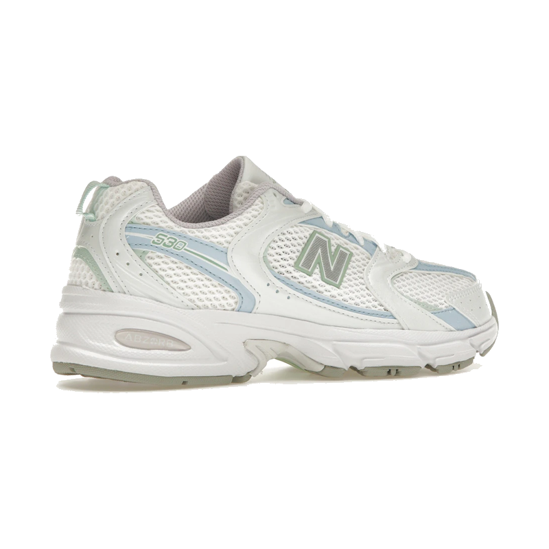 New Balance 530 White Light Chrome Blue Clay Ash