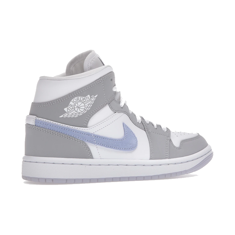 Air Jordan 1 Mid Wolf Grey Aluminum