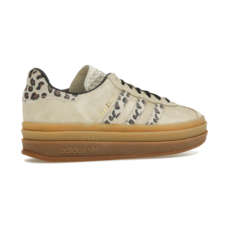 Adidas Gazelle Bold Cream Black Leopard