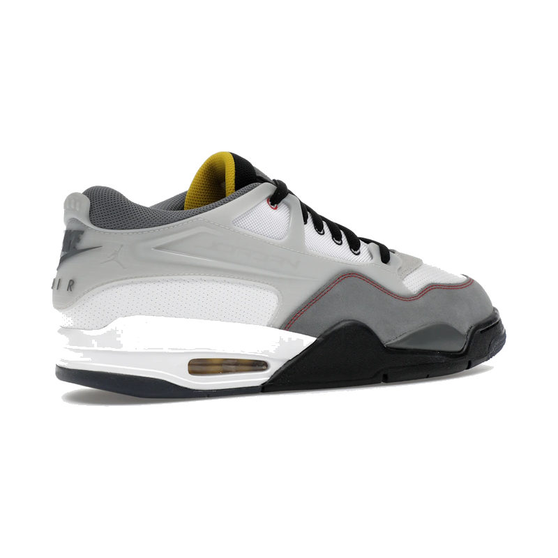 Air Jordan 4 RM Premium White Black Smoke Grey Fire Red