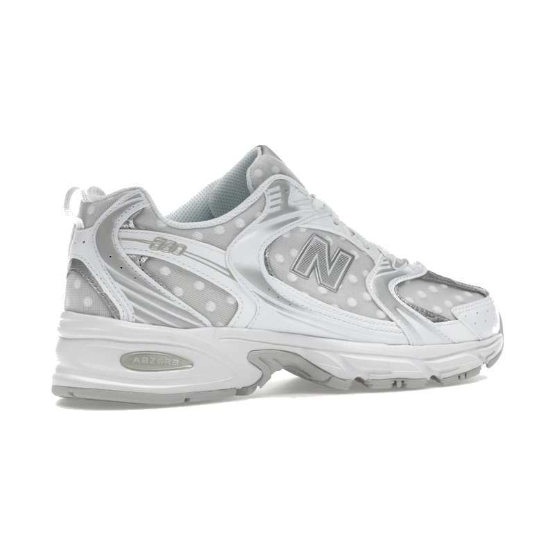 New Balance 530 Silver Metallic Polka Dots
