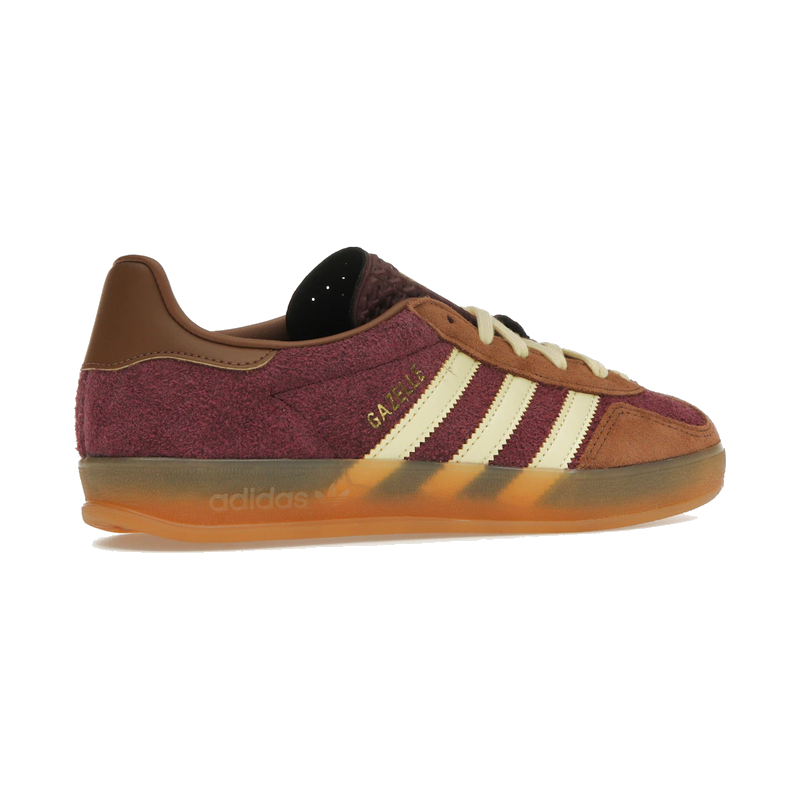 Adidas Gazelle Indoor Maroon Almost Yellow