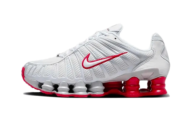 Nike Shox TL Platinum Tint Gym Red - FZ4344-001